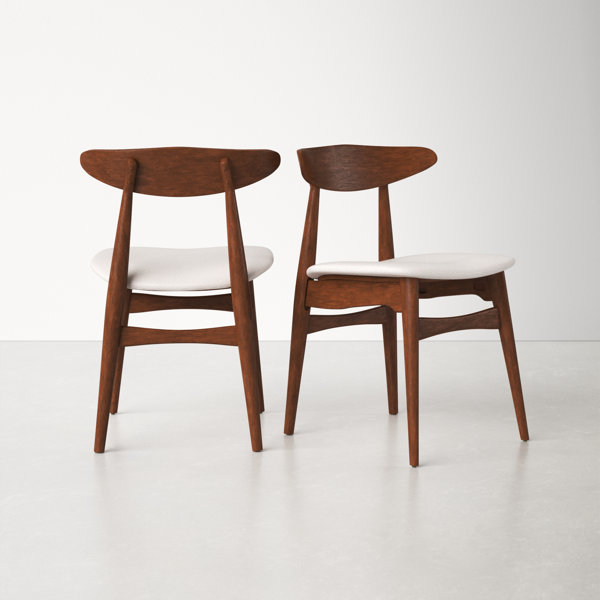 AllModern Gallman Fabric Side Chair in Beige & Reviews | Wayfair